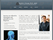 Tablet Screenshot of drdavidogrady.com